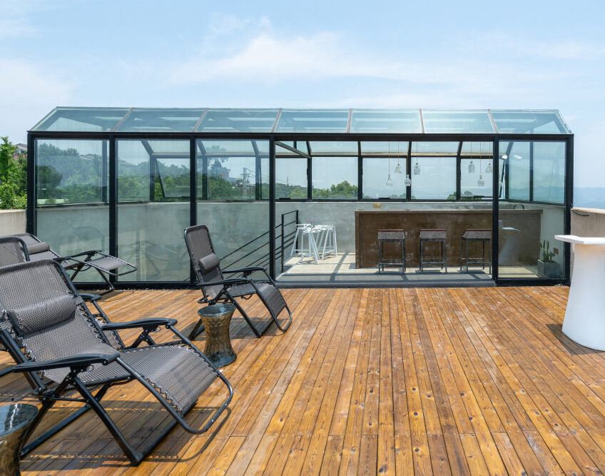 Glass Outdoor Room